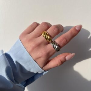 Anello a fascia croissant