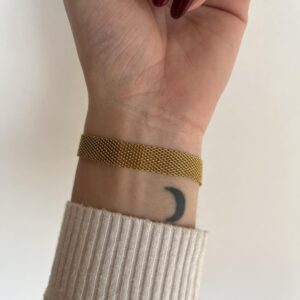 Bracciale maglia a rete in acciaio